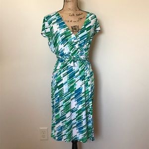 EUC Calvin Klein faux wrap dress